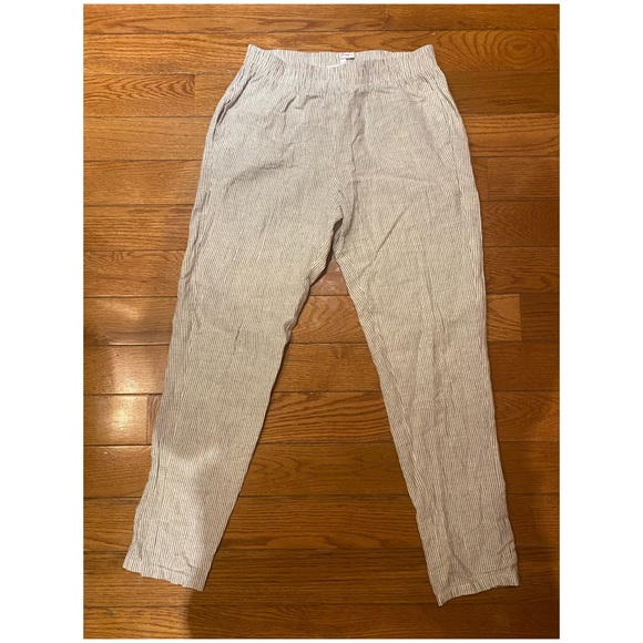 Striped linen pants - Picture 2 of 4